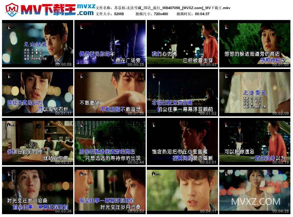 苏富权-无法雪藏_国语_流行_MB407056